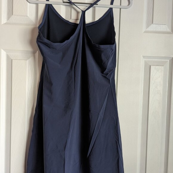 Outdoor Voices Exercise Dress Navy Built in Liner - Picture 2 of 7